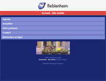 Tablet Screenshot of beblenheim.reseaudescommunes.fr