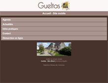 Tablet Screenshot of gueltas.reseaudescommunes.fr