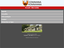 Tablet Screenshot of commana.reseaudescommunes.fr