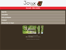 Tablet Screenshot of joux.reseaudescommunes.fr
