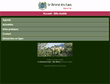 Tablet Screenshot of le-revest-les-eaux.reseaudescommunes.fr