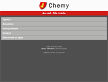 Tablet Screenshot of chemy.reseaudescommunes.fr