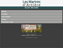 Tablet Screenshot of les-martres-dartiere.reseaudescommunes.fr