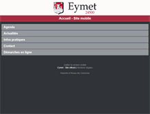 Tablet Screenshot of eymet.reseaudescommunes.fr