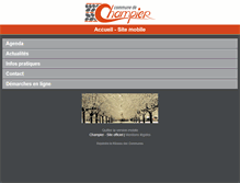 Tablet Screenshot of champier.reseaudescommunes.fr