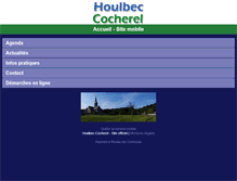 Tablet Screenshot of houlbec-cocherel.reseaudescommunes.fr