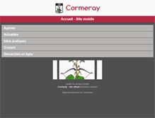 Tablet Screenshot of cormeray.reseaudescommunes.fr