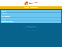 Tablet Screenshot of beauvoisin.reseaudescommunes.fr