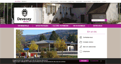 Desktop Screenshot of devecey.reseaudescommunes.fr