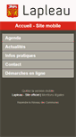 Mobile Screenshot of lapleau.reseaudescommunes.fr