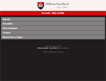Tablet Screenshot of chateau-gaillard.reseaudescommunes.fr