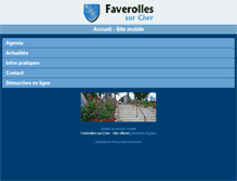 Tablet Screenshot of faverolles-sur-cher.reseaudescommunes.fr