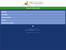 Tablet Screenshot of alissas.reseaudescommunes.fr
