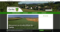 Desktop Screenshot of carlus.reseaudescommunes.fr