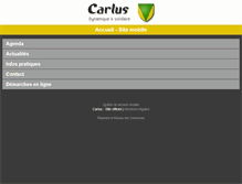 Tablet Screenshot of carlus.reseaudescommunes.fr