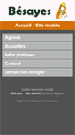 Mobile Screenshot of besayes.reseaudescommunes.fr