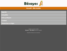Tablet Screenshot of besayes.reseaudescommunes.fr