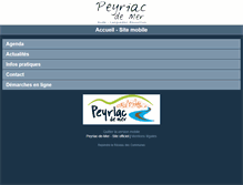 Tablet Screenshot of peyriacdemer.reseaudescommunes.fr