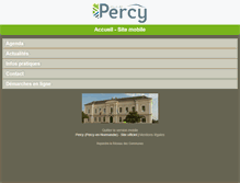Tablet Screenshot of percy.reseaudescommunes.fr