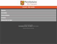 Tablet Screenshot of pierrefontaine-les-varans.reseaudescommunes.fr