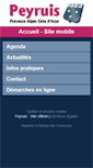 Mobile Screenshot of peyruis.reseaudescommunes.fr