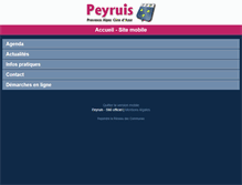 Tablet Screenshot of peyruis.reseaudescommunes.fr