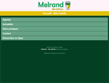Tablet Screenshot of melrand.reseaudescommunes.fr