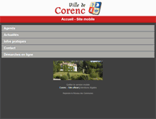 Tablet Screenshot of corenc.reseaudescommunes.fr