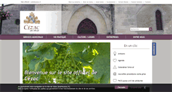 Desktop Screenshot of cezac.reseaudescommunes.fr