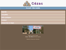 Tablet Screenshot of cezac.reseaudescommunes.fr