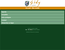 Tablet Screenshot of gidy.reseaudescommunes.fr