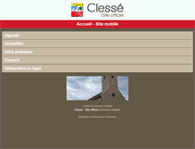 Tablet Screenshot of clesse.reseaudescommunes.fr