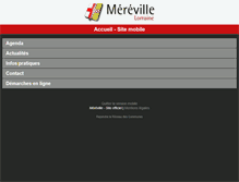 Tablet Screenshot of mereville.reseaudescommunes.fr